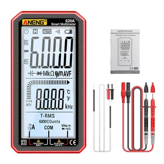 Multimetro Digital Auto Ranging De Alta Precisão RMS 620A com 6000 Contagens