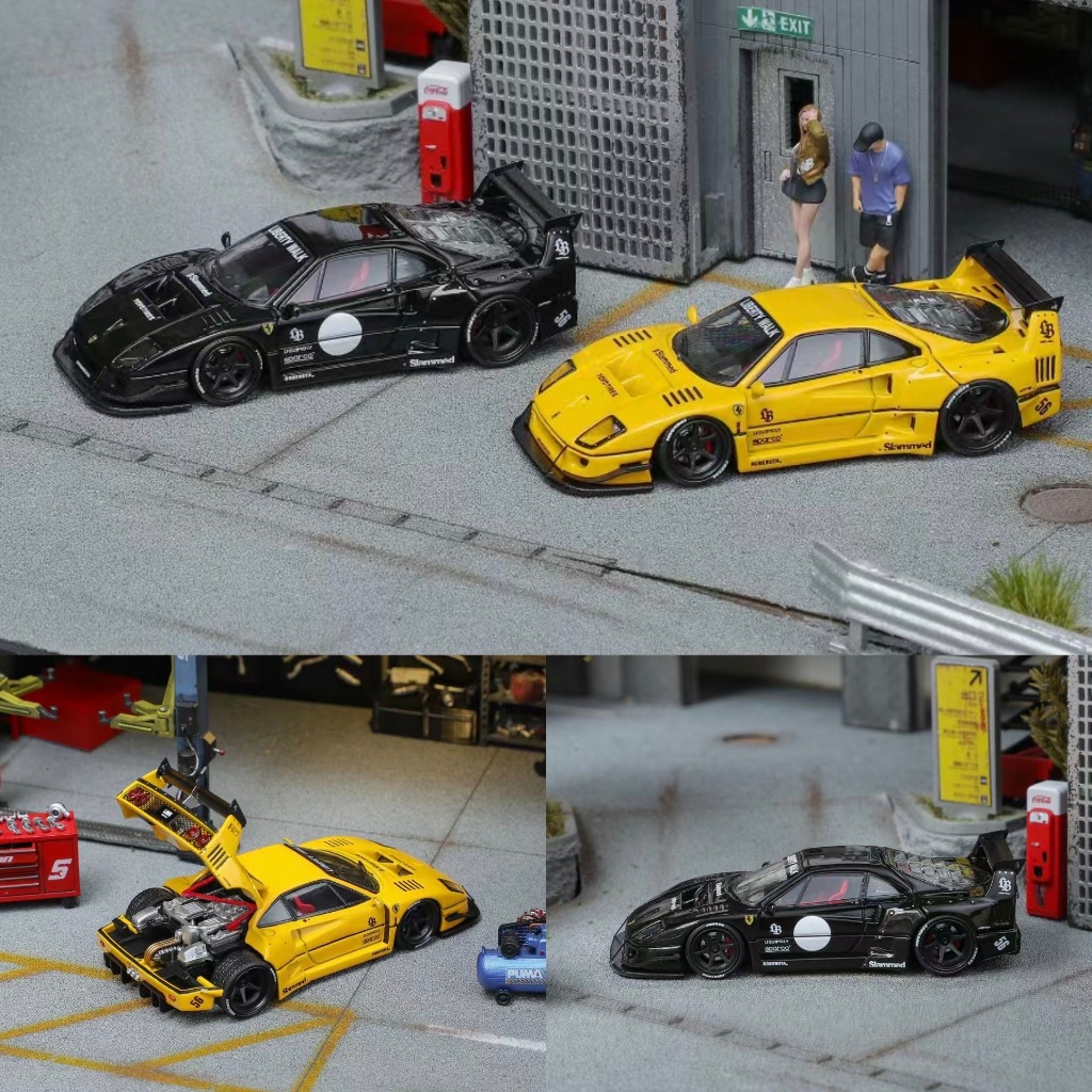 Star Model 1/64 Ferrari F40 LB-Works Modelos de carros Liga de fundição ...