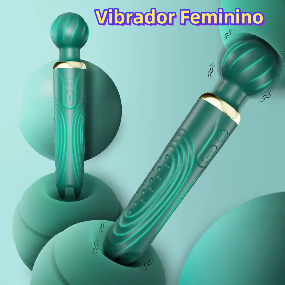 Vibrador Tipo Varinha com Dupla Estimulação – Vibrador Feminino ...