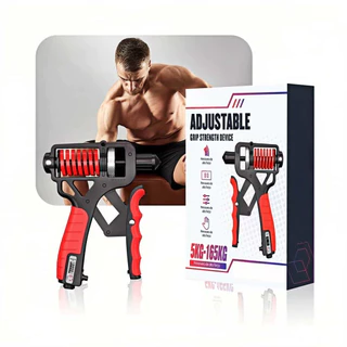 Ajuste de Força Hand Grip Metal 5-165 kg Resistente Fortalecedor Exercício Braço Antebraço Pode contar