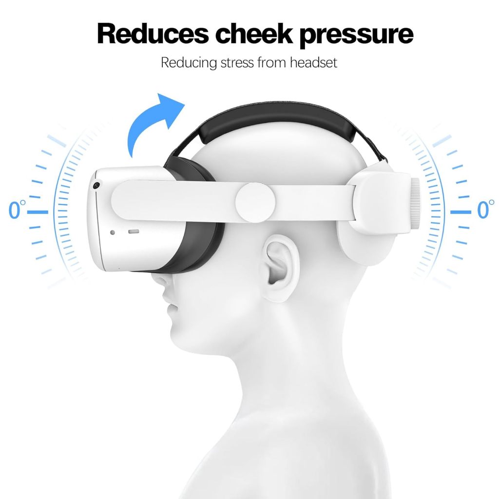 Alça De Cabeça Para Oculus Quest 2 : Fone De Ouvido VR