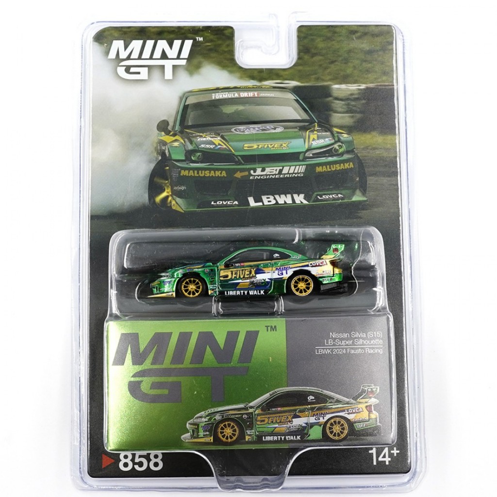 Mini GT MGT00858-R 858 1/64 Nissan LB-Super Silhouette S15 SILVIA