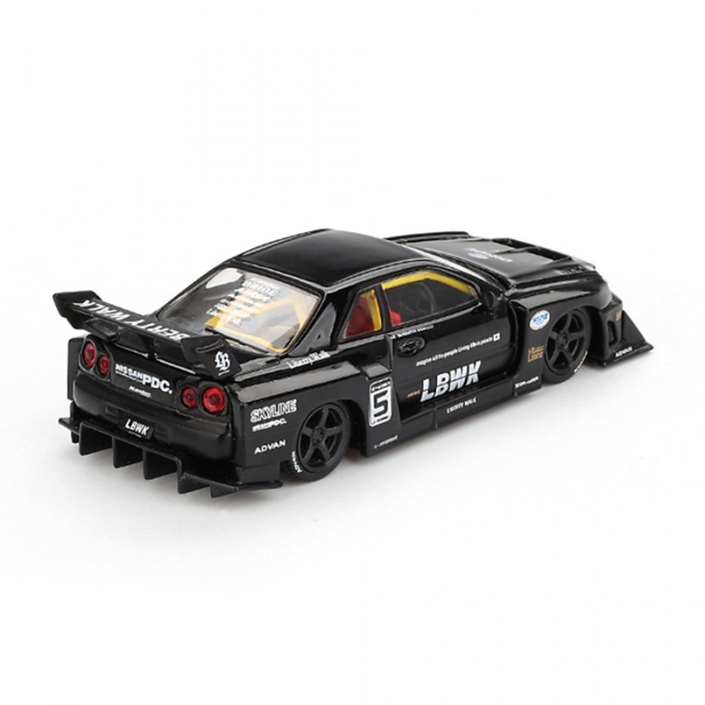 MINI GT LB WORKS NISSAN GT-R マットブラック Mini GT MGT00844-R 844 1/64 Nissan LB-ER34 Super Silhueta SKYLINE