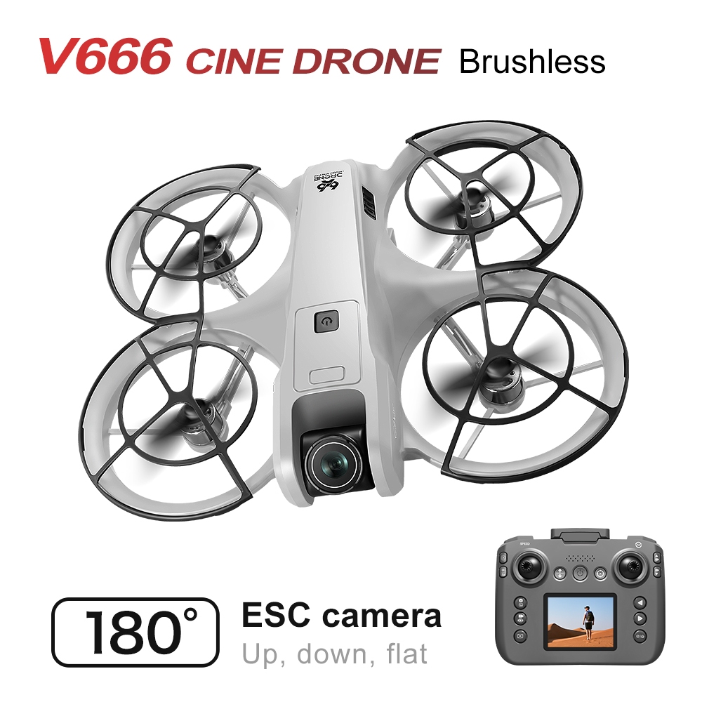 MINI V666 Drone 4K Profissional WIFI 5G Dron Evitar Obstáculos Altitude ...