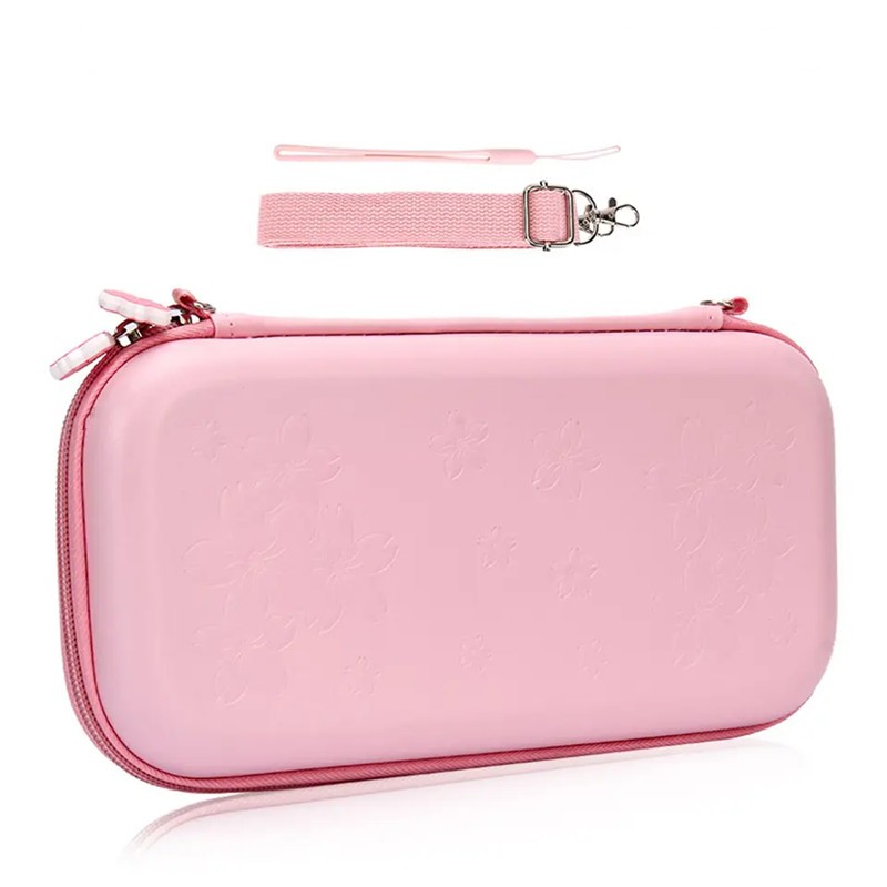 Bonito Rosa Sakura Saco De Armazenamento Caso Capa Para Nintendo