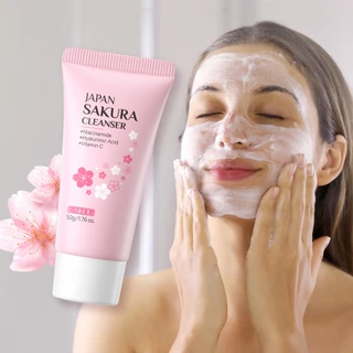 LAIKOU Japão Sakura Sabonete Facial Para Pele Seca/Oleosa 50g/100g/150g em Oferta na Shopee