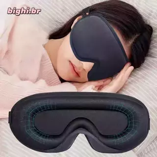 Máscara 3D Confort de dormir, 100% Sombra Blackout, Zero Pressão Tampa do olho noturno em Oferta na Shopee