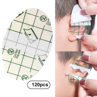 100Pcs Plástico À Prova D'água Protetor Auricular Capas De Proteção Para Salões De Cabeleireiro Tintura Chuveiros