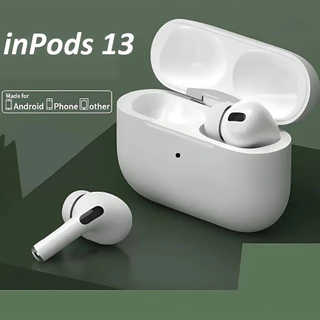 Fone De Ouvido AirPods  Inpods 13 Bluetooth Sem Fio Com Microfone Fones esportivos Adequado Branco em Oferta na Shopee