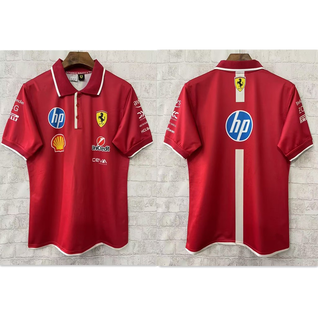 Scuderia Ferrari 2025 2026 f1 Team Polo Camiseta Softshell Jaqueta Roupas Esportivas Casuais