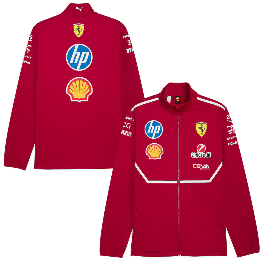 Scuderia Ferrari 2025 2026 f1 Team Polo Camiseta Softshell Jaqueta