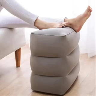 Apoio Inflável Para Descanso De Pés , Viagem , Escritório , Carro , Casa , 3 Posições