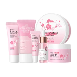 LAIKOU Conjunto De Rejuvenescimento Da Pele Sakura Remove Manchas Escuras Creme Hidratante em Oferta na Shopee