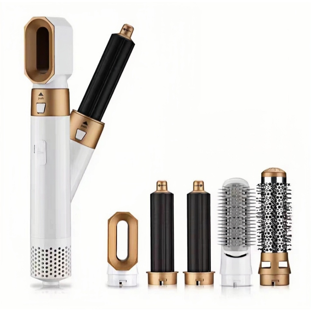 Imagem do produto Escova 5 em 1 Secador, Pente, Modelador, Aumenta volume Profissional Su 110V-Branco