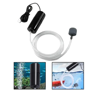 Bomba de ar mini silenciosa para aquário, USB, ideal para tanques de peixes. Presente perfeito para amantes.