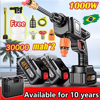 Lavadora de Alta Pressão Portátil Profissional Sem Fio Recarregável Original Envio Imediato