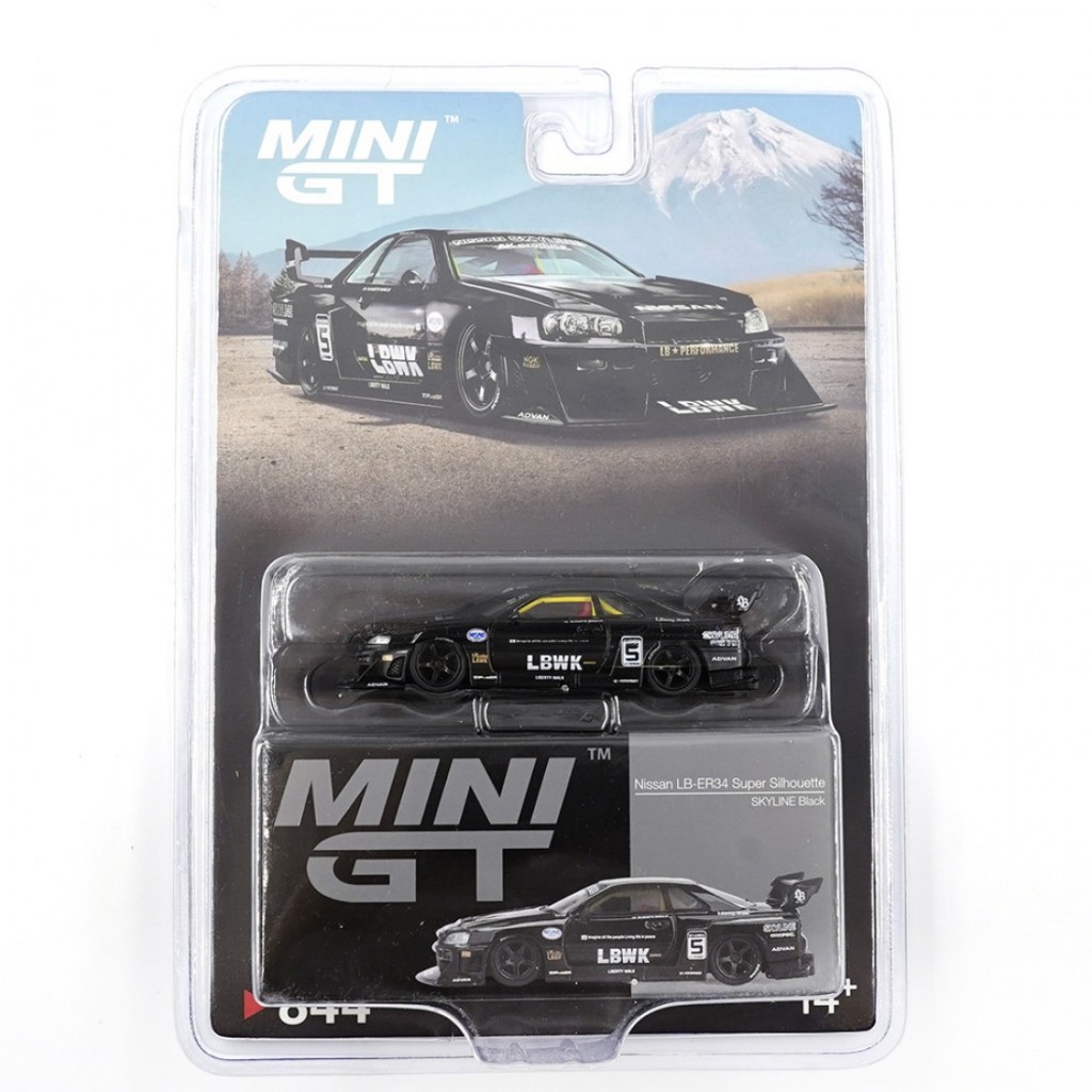 Mini GT MGT00844-R 844 1/64 Nissan LB-ER34 Super Silhueta SKYLINE