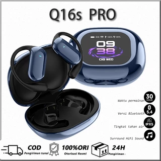 🎧Q16s Fone de ouvido Bluetooth sem fio Earcuffs Condução De Ossos Sem Fio Auriculares TWS Earbud
