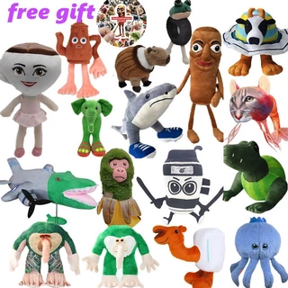Tung Tung Tung Sahur& Tralalero Tralala Lirili Larlla Dadadadadas Boneca De Pelúcia Italiana Brainrot Plushie Brinquedos