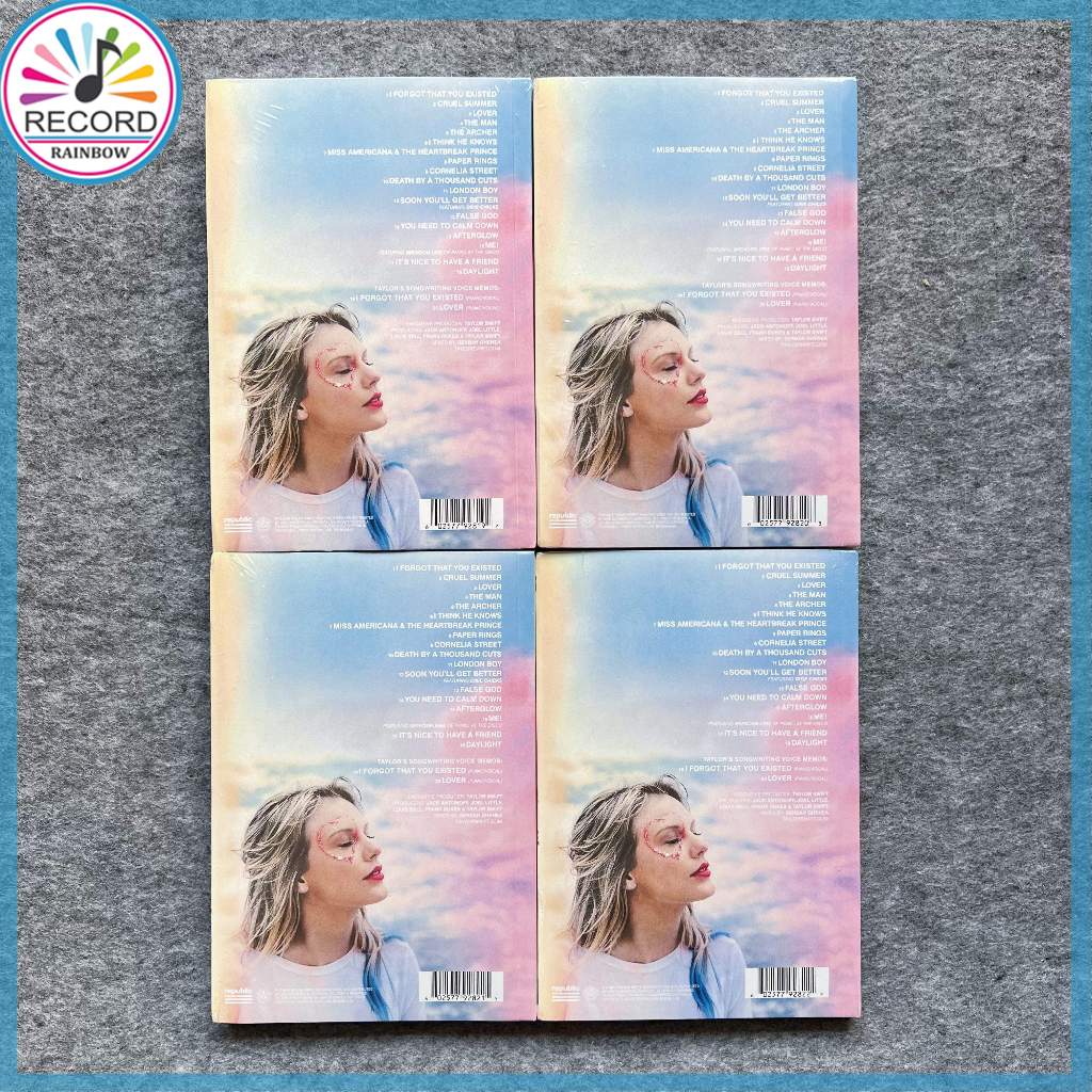 Taylor Swift Lover Deluxe CD diario Album Version 1- 4 Paper Box