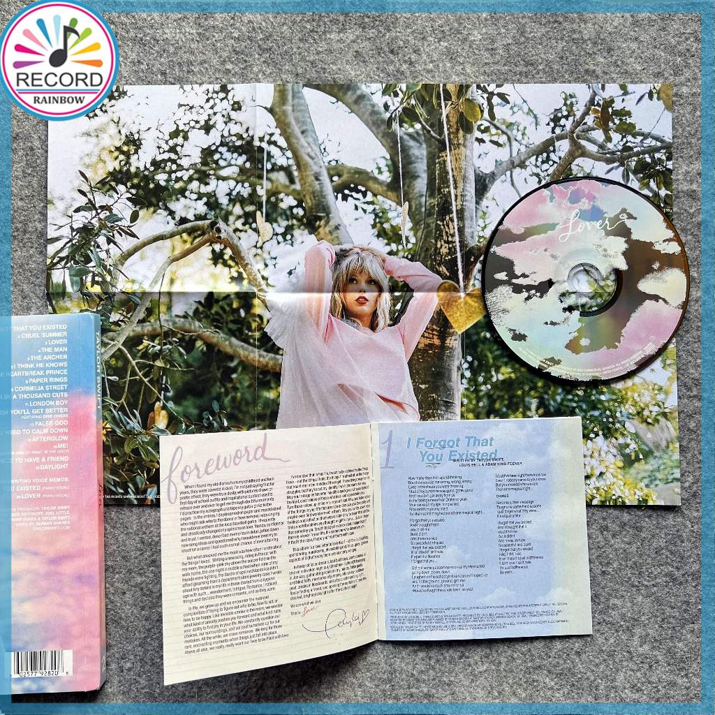 Taylor Swift Lover Deluxe CD diario Album Version 1- 4 Paper Box