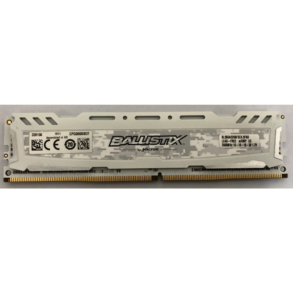 KIT MICRON BALLISTIX DDR4 8GB 16GB 32GB 2133MHZ 2400MHZ 2666MHZ