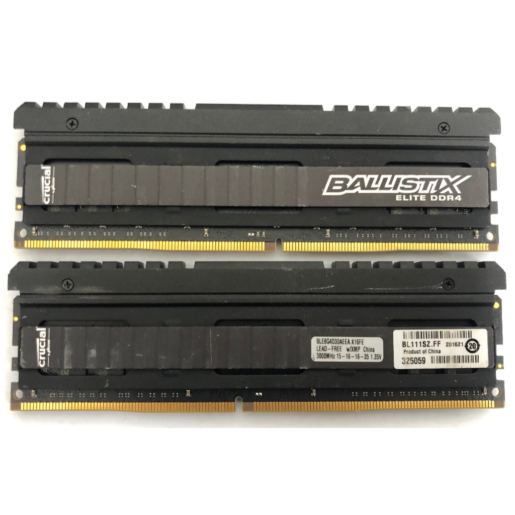 KIT MICRON BALLISTIX DDR4 8GB 16GB 32GB 2133MHZ 2400MHZ 2666MHZ