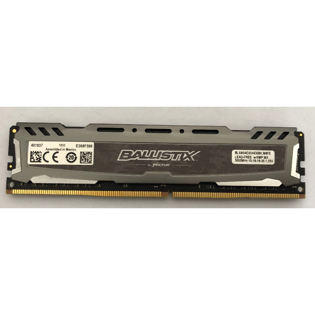KIT MICRON BALLISTIX DDR4 8GB 16GB 32GB 2133MHZ 2400MHZ 2666MHZ