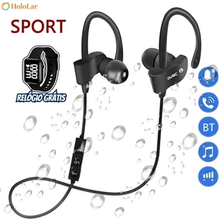 Fone De Ouvido Sem Fio Bluetooth 558 Gancho Da Orelha headset Esportes Música Jogo hands-free Para Todos Os smartphones em Oferta na Shopee