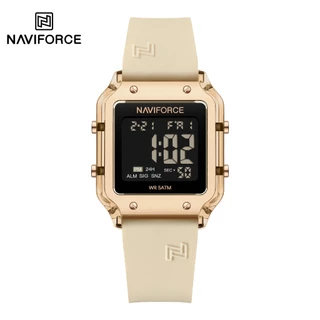 NAVIFORCE 6105 Display Quadrado Multifuncional À Prova D'água Despertador Relógio Feminino em Oferta na Shopee