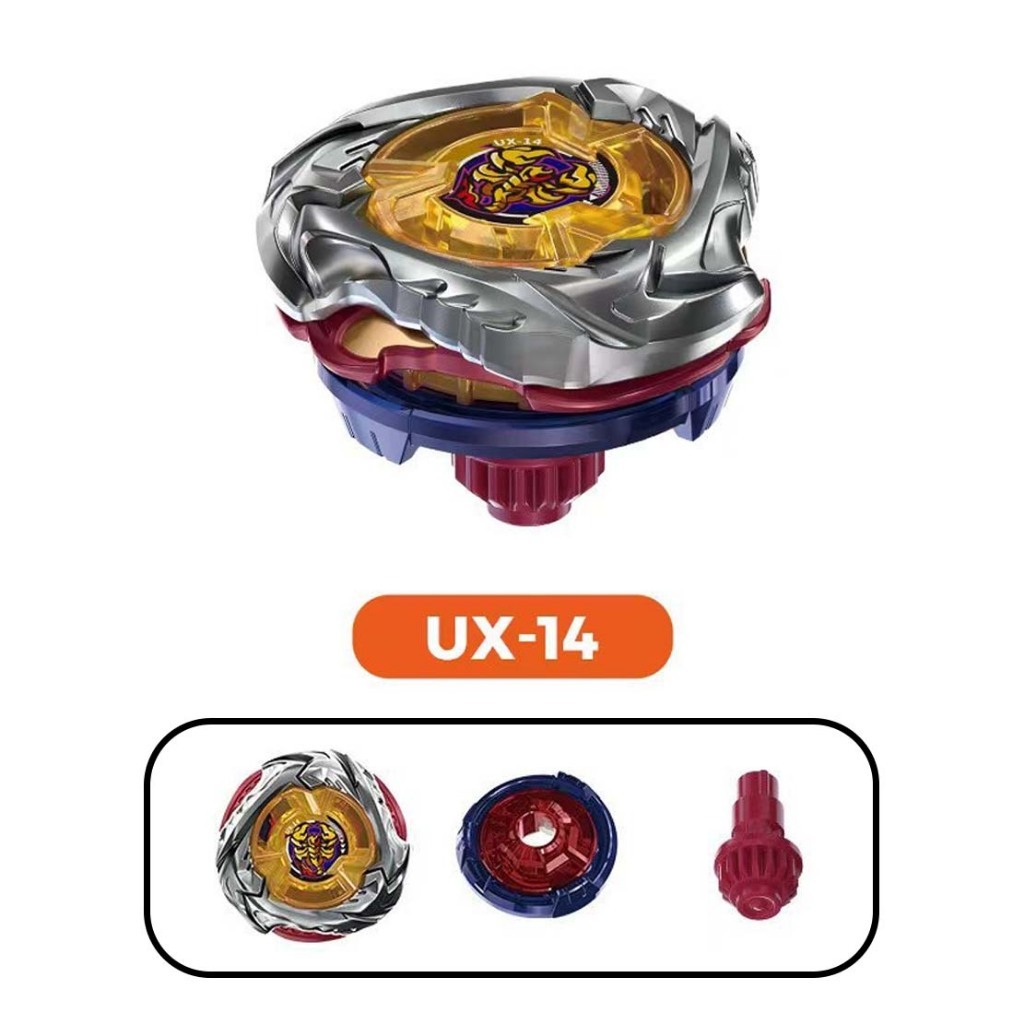 UX-08 Prata Lobo Beyblade X BX-34 Cobalto Dragoon-23 Phoenix Wing