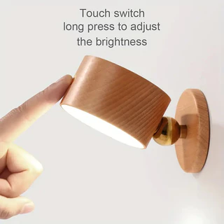 Lâmpada De Parede Sem fio Com Imã Luz de Leitura LED Moderna Luminaria de Dimmer Alimentada por USB Jump