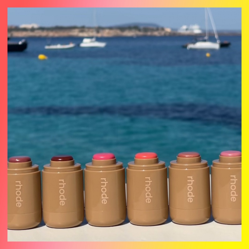 Novo Rhode Pele Blush Vara Tez Maquiagem Natural Contorno Lábio E Bochecha Dupla Utilização Creme Facial 5.3g em Oferta na Shopee