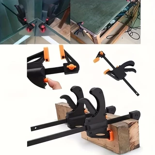 Kit Grampo Sargento Aperto Rápido Universal 19.5cm Abertura Máxima 10cm