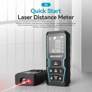 Mileseey Medidor de distância a laser de alta precisão de 40m m/in/ft/ft+in em Oferta na Shopee