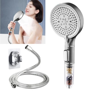 Cabeça De Chuveiro Pressurizada Ajustável De 5 Velocidades Kits