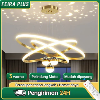 3 Cores em 1 luz Lustre para sala Lustre Pendente Cozinha Luminária de Teto Led Moderno Decoração Para Sala 110/220V