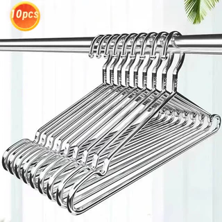Kit 20 Cabides Tintureiro Metal Aço Cromado Adulto Cava Resistente Cabide