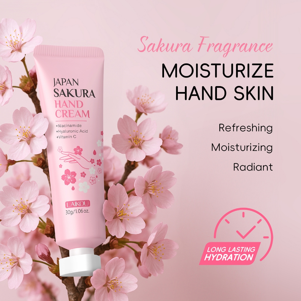 LAIKOU Japão Sakura Conjunto De Cuidados Com As Mãos E Pés Textura
