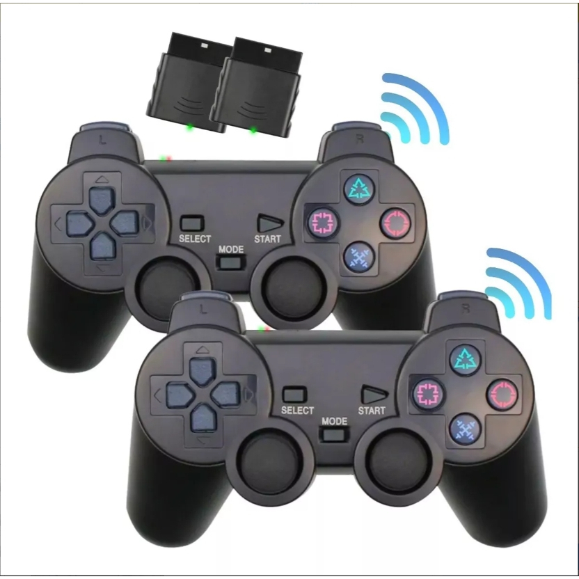 Controle Ps2 Sem Fio Playstation 2 Joystick Play2