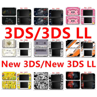 Adesivo De Pele De 20 Cores Compatível Com Nintendo Novo/Antigo 3DS LL/XL Decalque De Vinil Conjunto Completo De Películ