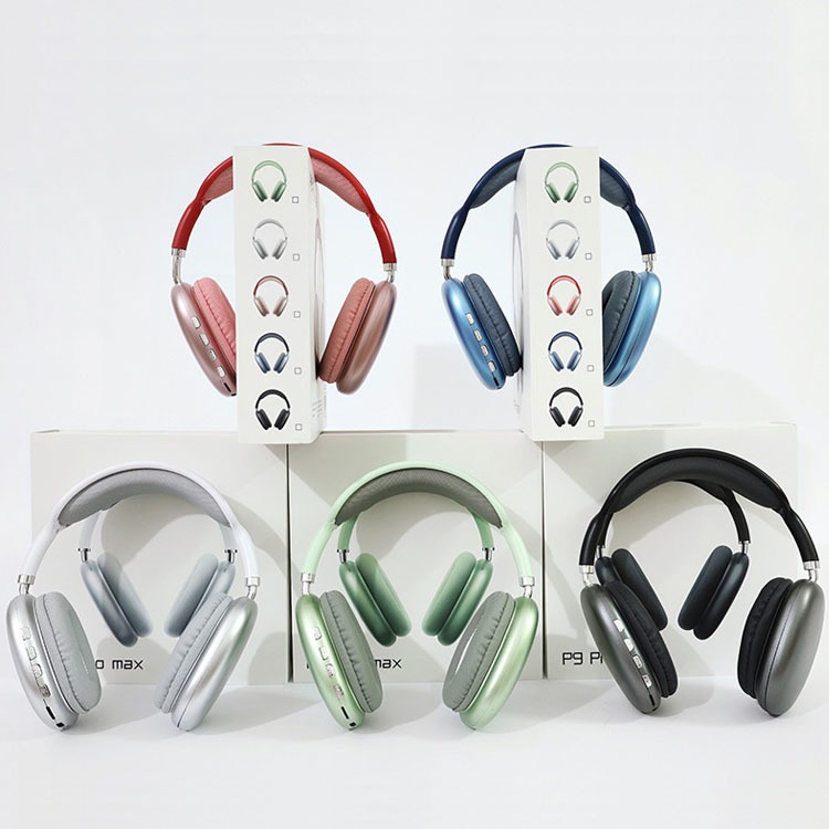 Fone de ouvido Bluetooth Sem Fio Headphone Bluetooth Recarregável P9 P9 ...