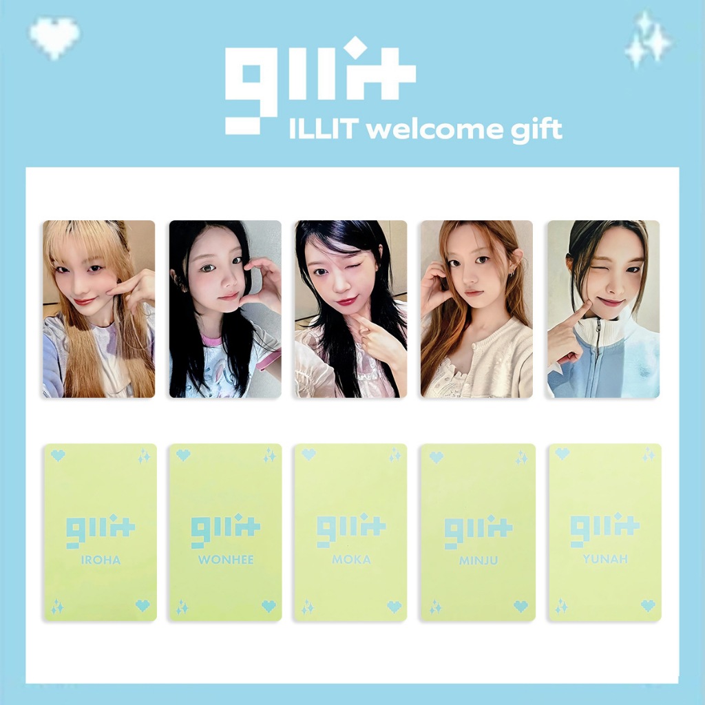 5-7pcs ILLIT Eu Lingll LIKE YOU Lomo Cards 2o min Álbum BETWEET