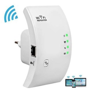 Repetidor WiFi 300Mbps Bivolt - Amplificador de Sinal 802.11n | Botão WPS 1 Toque|Cobertura Estável|Consumo Apenas 3W