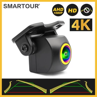 Smartour AHD 1080P 170 Graus Carro Reverso Backup Câmera De Visão Traseira Trajetória Dinâmica Linha Estacionamento Veíc
