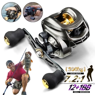 Carretilha De Pesca Com Marine Sports Pitching 7.2: 1 Alta 10kg Max Molinete De Pesca Molinete Pesca Mulinete