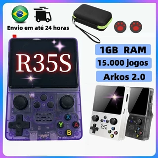 R35S 64GB,Sistema Arkos,console De Video game Portátil Retrô r35s,Contém Mais De 15000 Jogos,1GB RAM