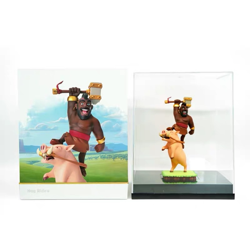 Caixa De Presente De Figura De PVC Supercell Clash of Clans Hog Rider ...