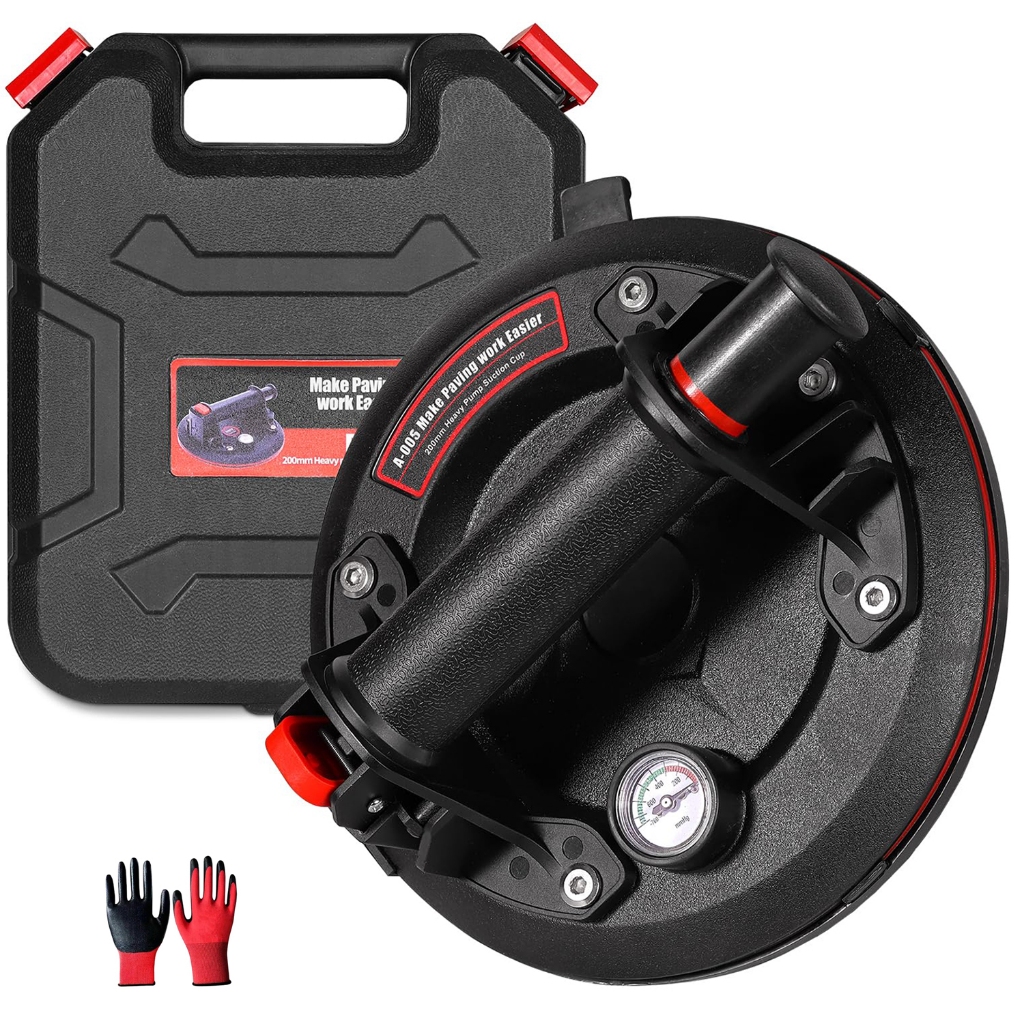 Ventosa Elettrica Da 10 Pollici, Sollevatore A Vuoto Per Vetri Ad Alta Resistenza Con Alloggiamento 2 Batterie Da 30 A Schermo Lcd Capacita Di Carico Massima 260 Kg 92253751