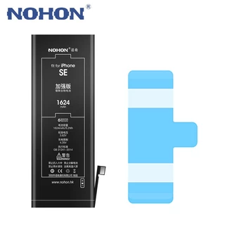 Bateria NOHON Para iPhone SE 2016 De Alta Capacidade 1624mAh
